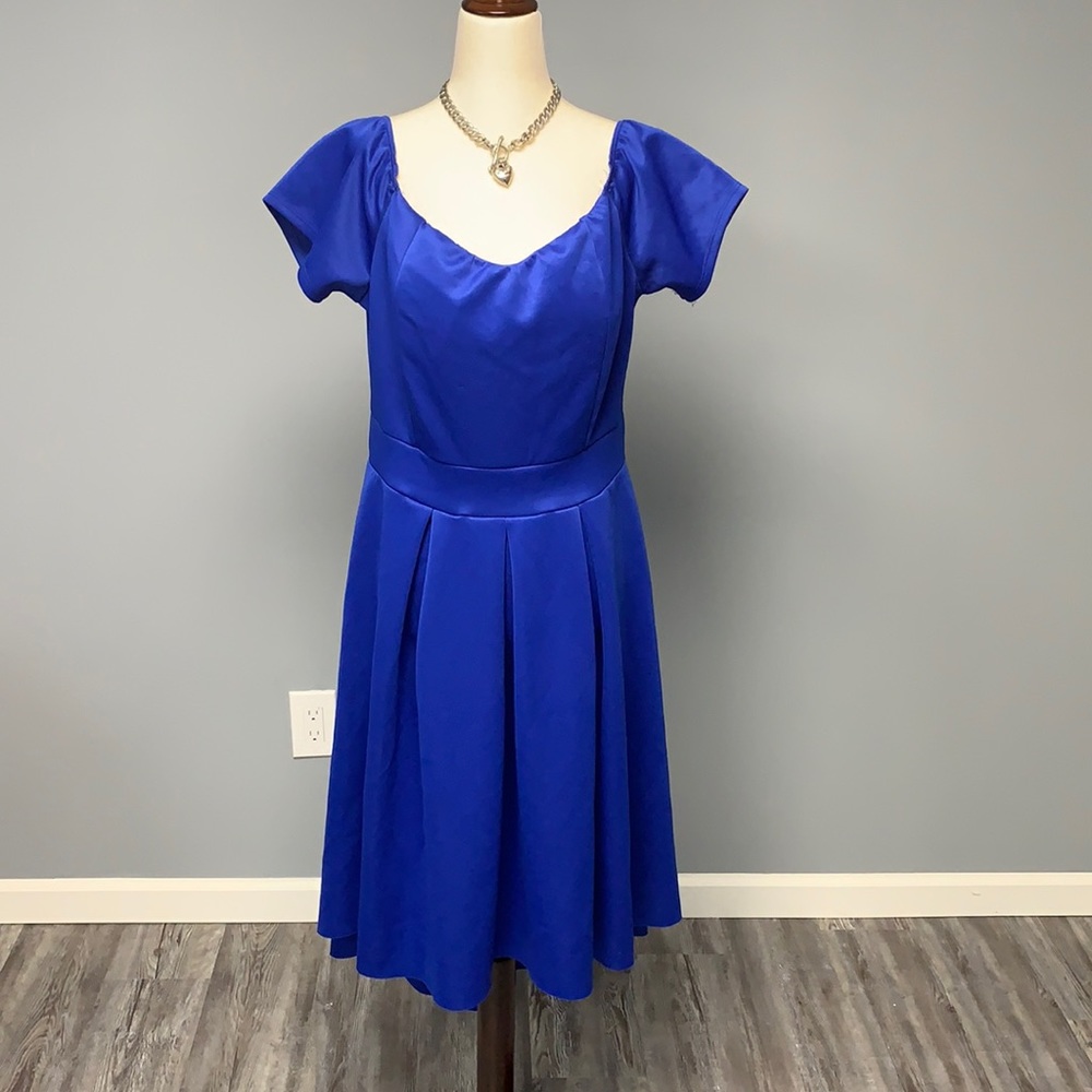 Find me Plus size royal blue dress